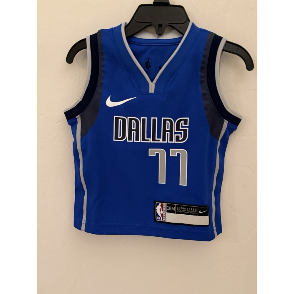 Luka Dončič #77 Dallas Mavericks Nike Engineered Toddler Jersey Size 18M- NWT
